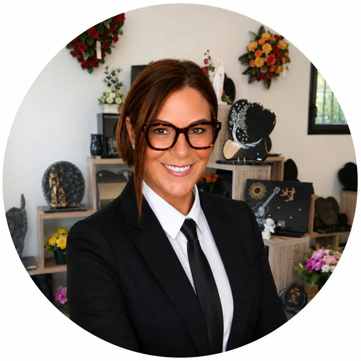 Portrait de Nancy Artigas, conseillère funéraire et maîtresse de cérémonie